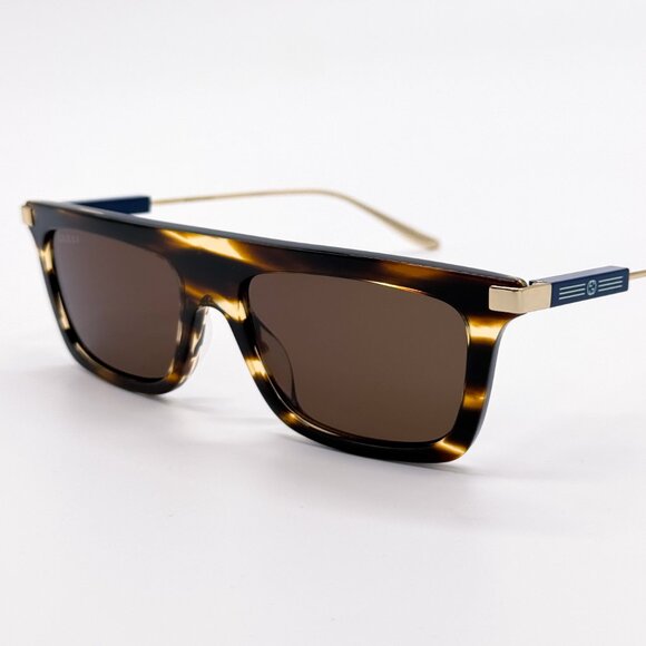 NEW AUTHENTIC GUCCI GG1437S 003 SQUARE MEN SUNGLASSES GUCCI - Picture 6 of 14